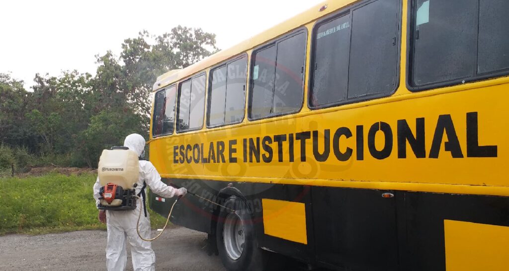 Protocolo de bioseguridad y desinfección de la COVID en transportes Agua Clara